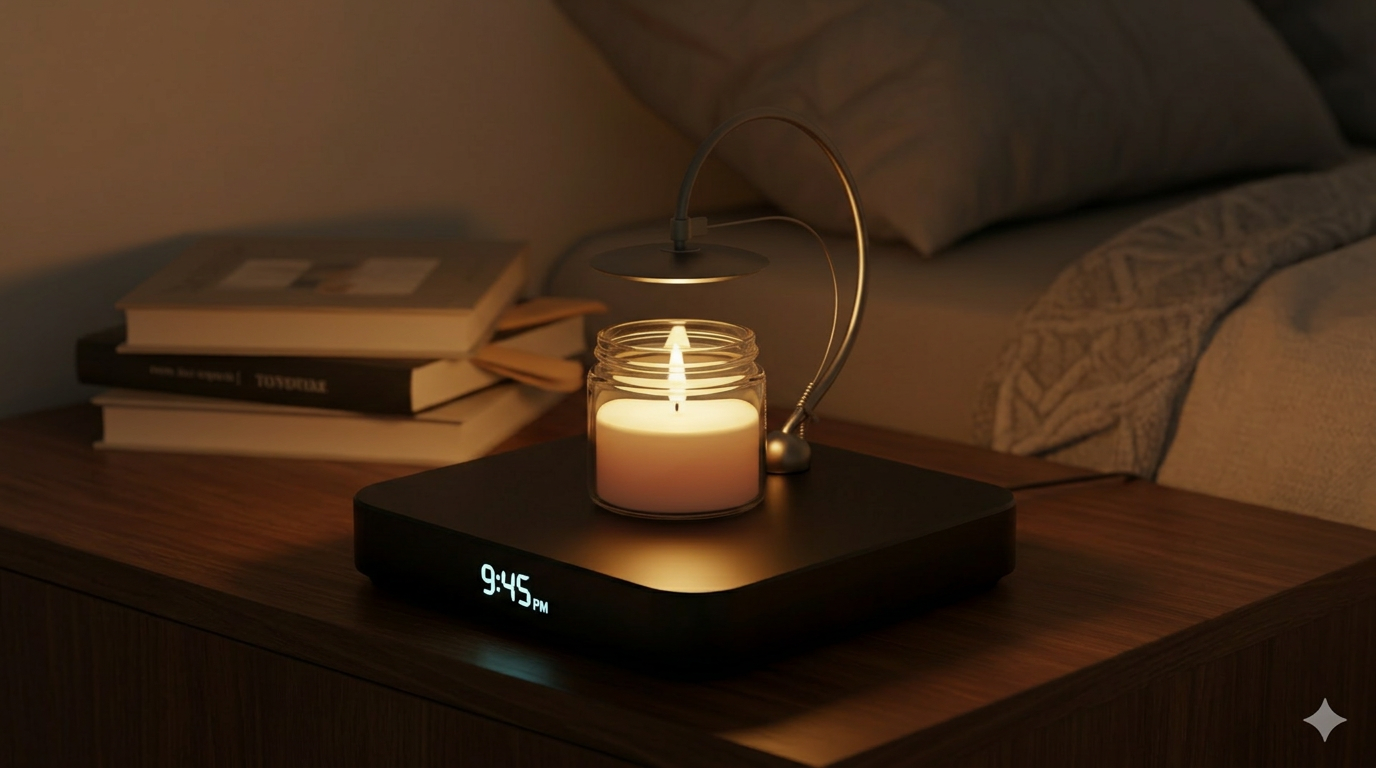 CandleSleeper - Smart Candle Timer & Auto-Extinguisher | Safe Candle ...